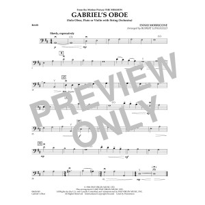 Gabriel's Oboe (from The Mission) - Bass
