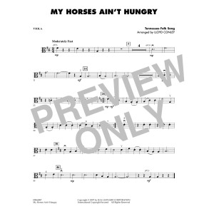 My Horses Ain't Hungry - Viola