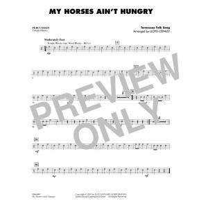 My Horses Ain't Hungry - Piano