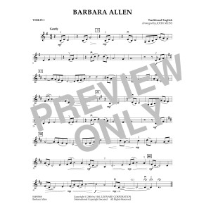 Barbara Allen - Violin 1