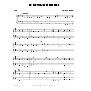D String Boogie - Piano