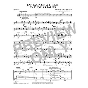 Fantasia on a Theme by Thomas Tallis - Violin 1