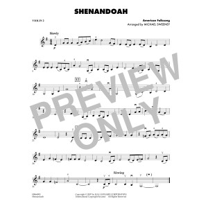 Shenandoah - Violin 2