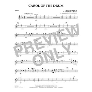 Carol of the Drum - Flute
