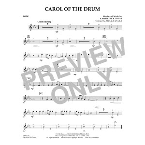 Carol of the Drum - Oboe