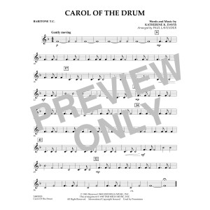Carol of the Drum - Baritone T.C.