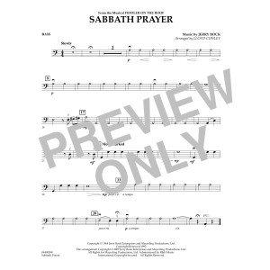 Sabbath Prayer - String Bass