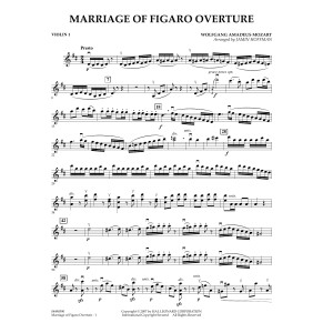 Overture to Marriage of Figaro - Violin 1