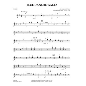 Blue Danube Waltz - Violin 1