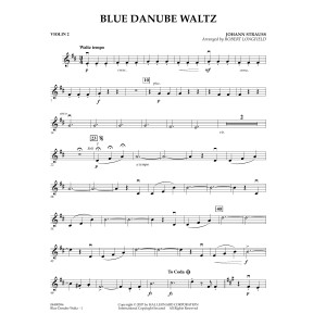 Blue Danube Waltz - Violin 2