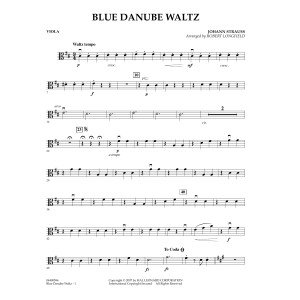 Blue Danube Waltz - Viola