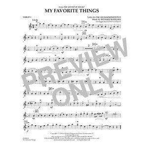 My Favorite Things - Violin 1
