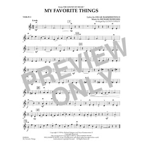 My Favorite Things - Violin 2