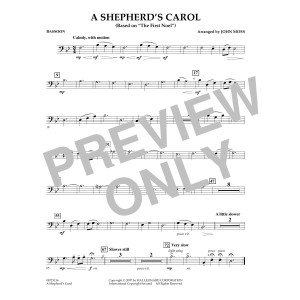 A Shepherd's Carol (Based On The First Noel) - Bassoon