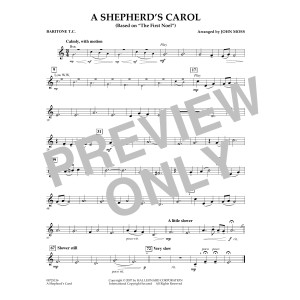 A Shepherd's Carol (Based On The First Noel) - Baritone T.C.