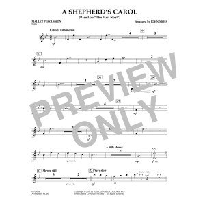 A Shepherd's Carol (Based On The First Noel) - Mallet Percussion