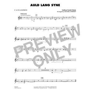 Auld Lang Syne - Eb Alto Saxophone