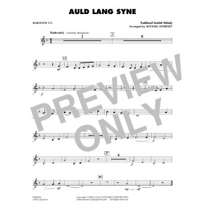 Auld Lang Syne - Baritone T.C.