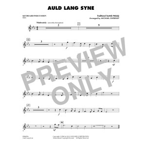 Auld Lang Syne - Keyboard Percussion