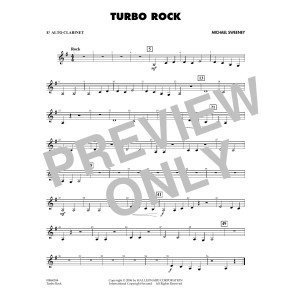 Turbo Rock - Eb Alto Clarinet