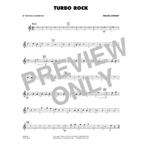 Turbo Rock - Bb Tenor Saxophone