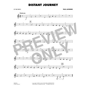 Distant Journey - Bb Trumpet