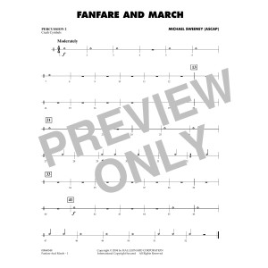 Fanfare And March - Percussion 2