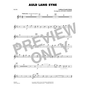 Auld Lang Syne - Flute