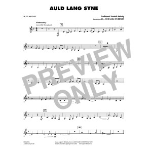 Auld Lang Syne - Bb Clarinet