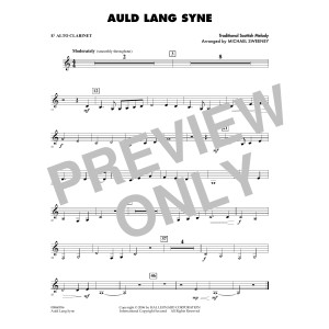 Auld Lang Syne - Eb Alto Clarinet
