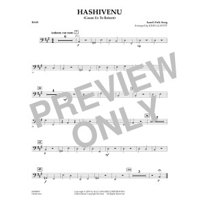 Hashivenu (Cause Us to Return) - String Bass