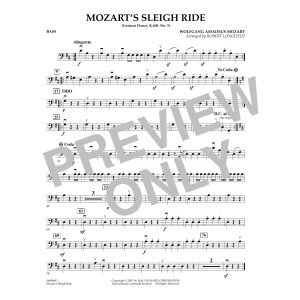 Mozart's Sleigh Ride (German Dance, K.605, No.3) - Bass