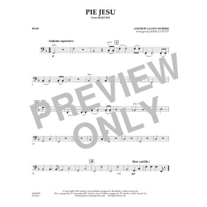 Pie Jesu (from Requiem) - Bass