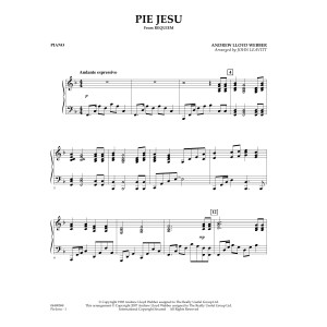 Pie Jesu (from Requiem) - Piano
