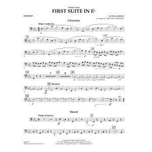 First Suite In E Flat, Themes From - Bassoon
