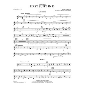 First Suite In E Flat, Themes From - Baritone T.C.