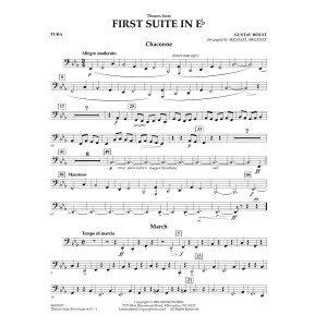 First Suite In E Flat, Themes From - Tuba