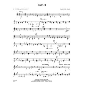 Rush - Eb Contra Alto Clarinet
