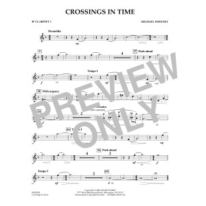 Crossings In Time - Bb Clarinet 1