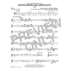 Spongebob Squarepants - Pt.1 - Bb Clarinet/Bb Trumpet