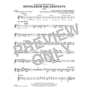 Spongebob Squarepants - Pt.3 - Eb Alto Sax/Alto Clar.