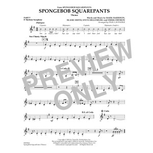 Spongebob Squarepants - Pt.5 - Eb Baritone Saxophone