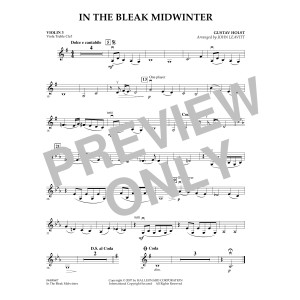 In the Bleak Midwinter - Violin 3 (Viola T.C.)