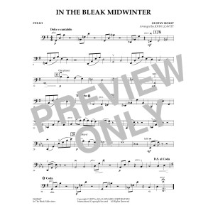 In the Bleak Midwinter - Cello