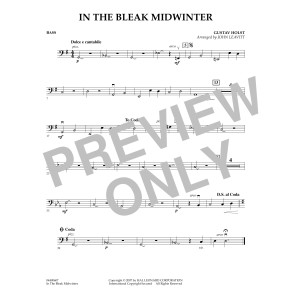 In the Bleak Midwinter - String Bass