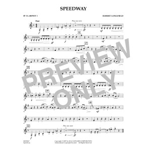 Speedway - Bb Clarinet 1