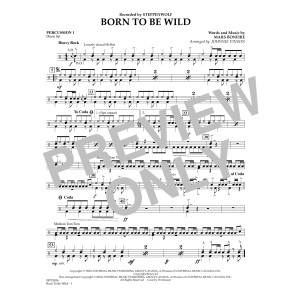 Born to Be Wild - Percussion 1