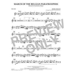 March Of The Belgian Paratroopers - Piccolo