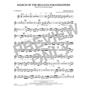 March Of The Belgian Paratroopers - Bb Trumpet 1