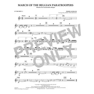 March Of The Belgian Paratroopers - Bb Trumpet 3